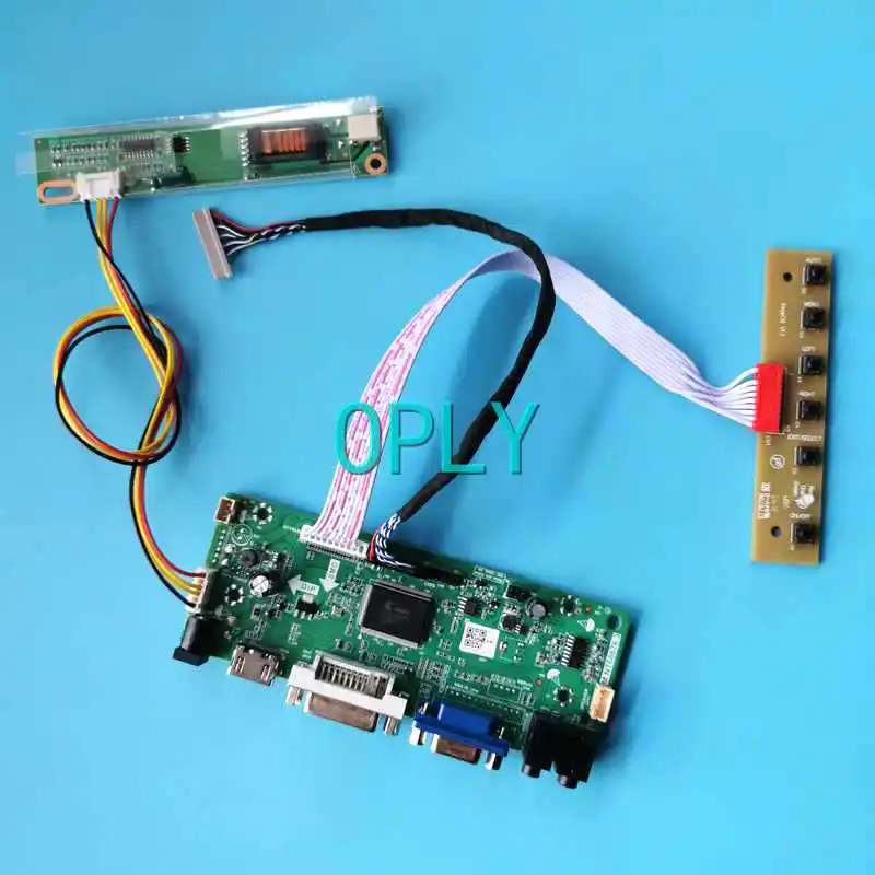 

LCD Display Matrix Controller Board Fit LQ133K1LA4A LQ133K1LD4B 13.3" 20Pin LVDS 1280*800 VGA DVI HDMI-Compatible 1-CCFL DIY Kit