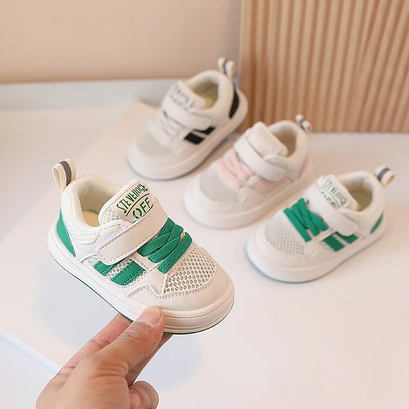 

Spring 2022 Toddler Comfortable Shoes 0-1-3-Year Old Children Korean Antiskid Girls' Casual Board Shoes Boys' Trend Sneakers