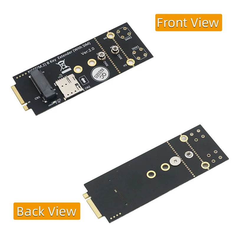 M.2(NGFF) Адаптер для ключа B со слотом SIM-карты 3G/4G/Φ модуля поддерживает NANO SIM-карту и