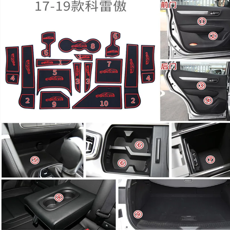

Противоскользящий коврик 09-19 для Renault Koleos