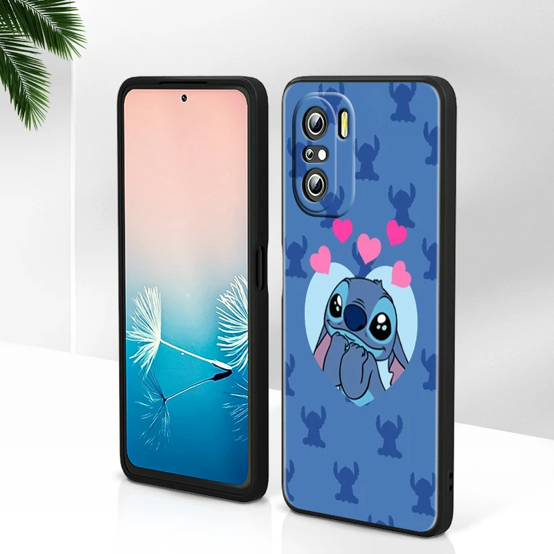 Чехол Ститч для телефона Xiaomi Redmi Note 12 11E 11S 11 11T 10 10S 9 9T 9S 8 8T Pro Plus 4G