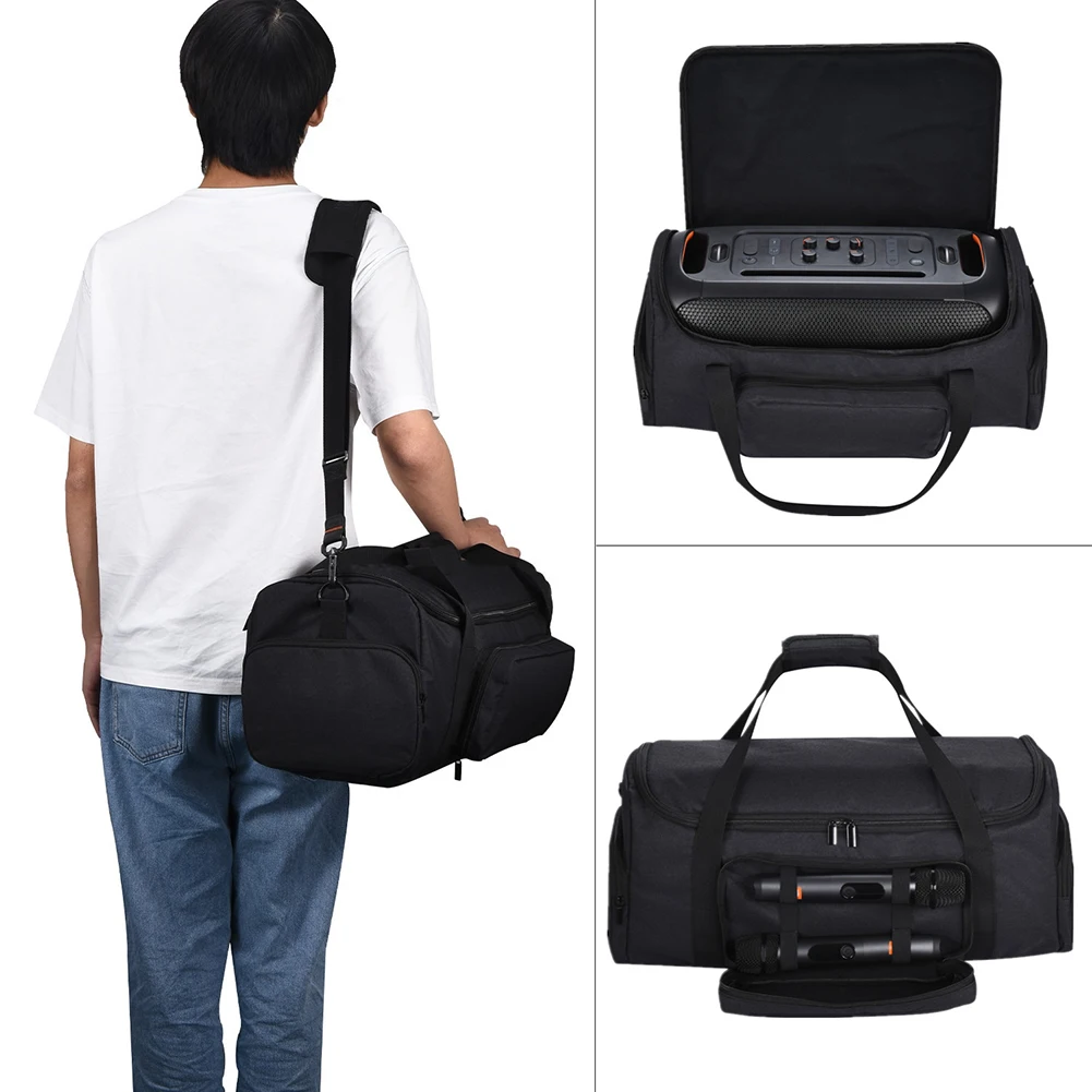 

Portable Storage Case Cables Charger Holder Multifunctional Protective Pouch Bag for JBL Partybox On The Go Bluetooth-compatible
