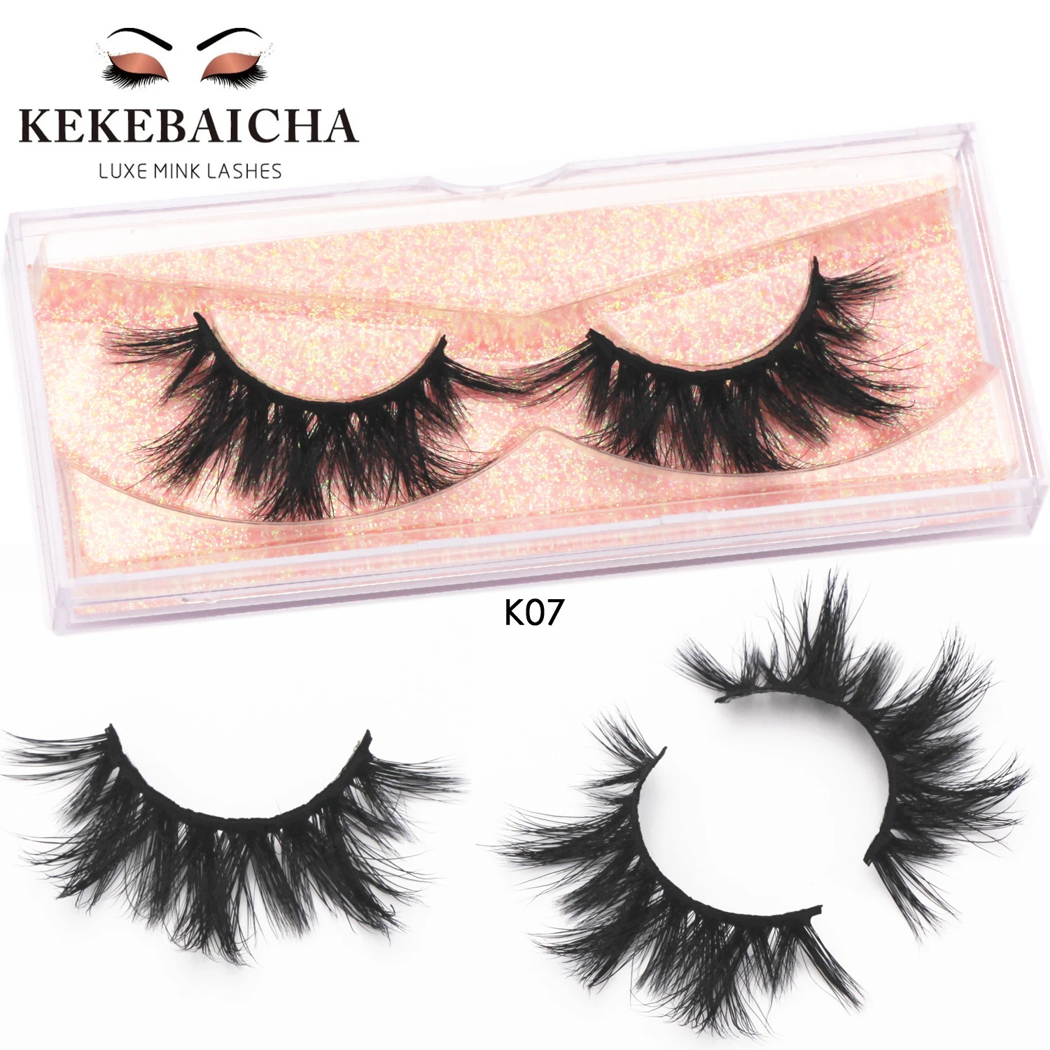 

Ресницы 3D норковые ресницы для макияжа норковые ресницы крест-накрест пушистые ресницы без жестокости драматические накладные ресницы K07 н...