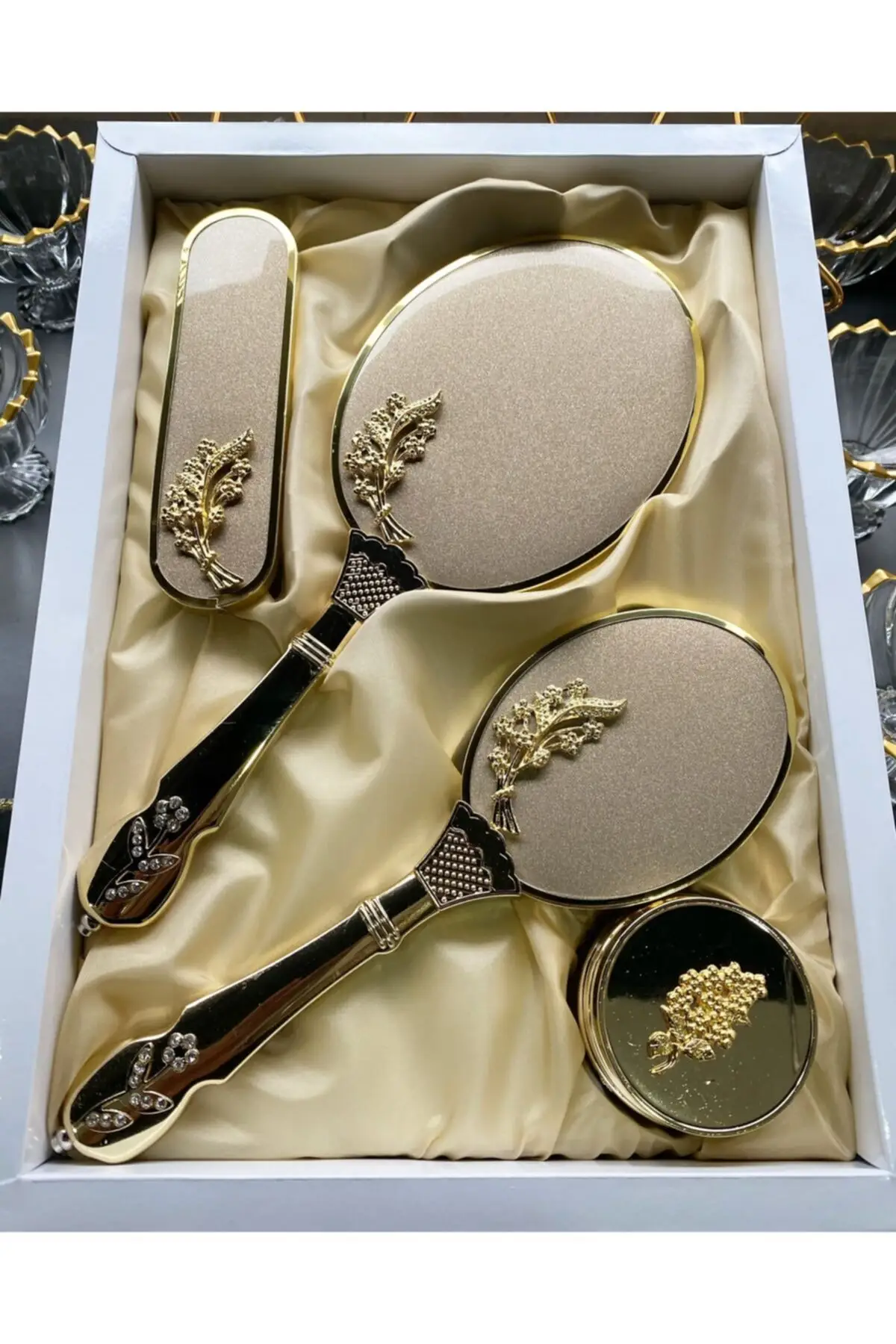 Набор зеркал Hurrem * 4 шт. комплект для невесты ручное зеркало макияжа салон макияж