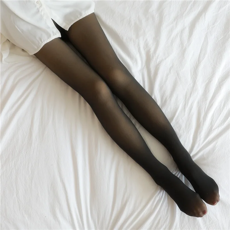 

Women Tights Black Skin Winter Pantyhose Transparent Elastic