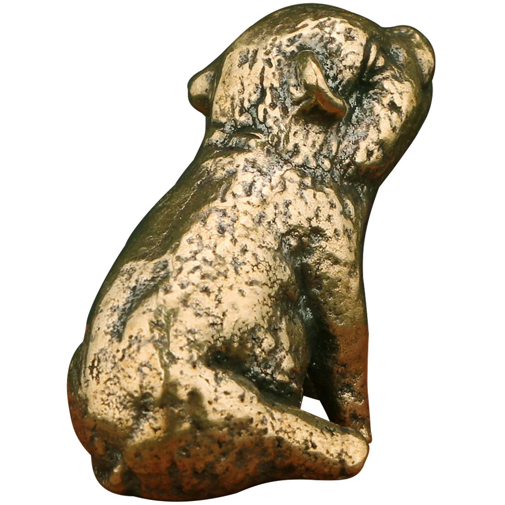 

Statuefigurine Animal Decor Chinese Figurines Lucky Brass Zodiac Sculpture Mini Piggy Charms Pendants Piglet Home Tabletop