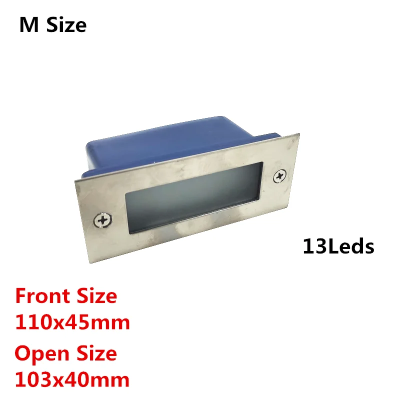 

IP65 Подземный светильник 12 светодиодов 15 светодиодный светильник для лестницы Ступенчатый светильник Встраиваемый погребенный светильник Крытый и открытый Лестничные светильники 85-265 В