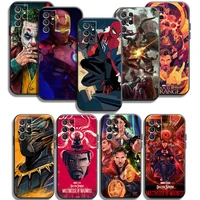 marvel avengers phone cases for samsung galaxy a51 4g a51 5g a71 4g a71 5g a52 4g a52 5g a72 4g a72 5g carcasa coque soft tpu