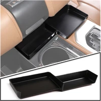 abs black car center console btorage box armrest box storage tray for toyota tundra 2014 2021 auto interior tidying accessories