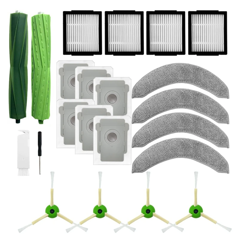 

Replacement Parts Accessories For Irobot Roomba Combo J7+ Mop Pads Roller Side Brush Dust Bags Hepa Filters Cleaning Tool