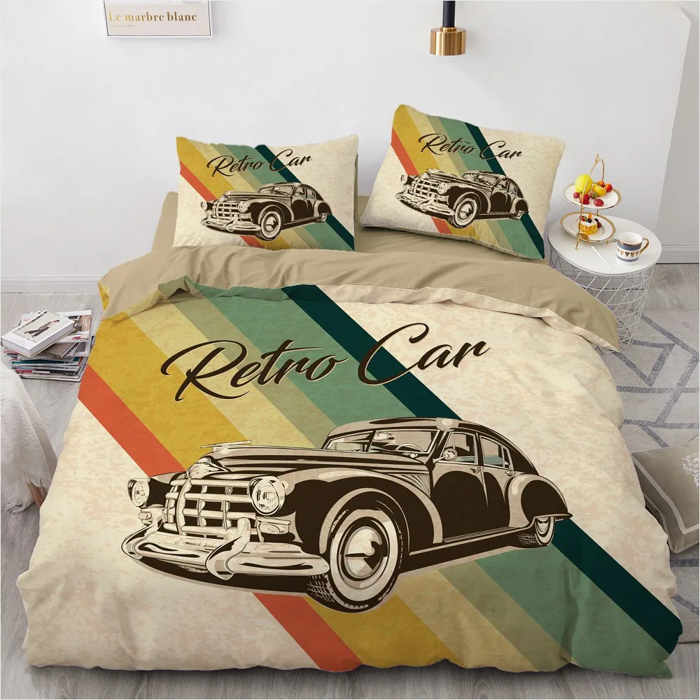 

Vintage patterned Bedding Set Bed Cover Sets Quilt Cover Bedclothes Bed Sheet
