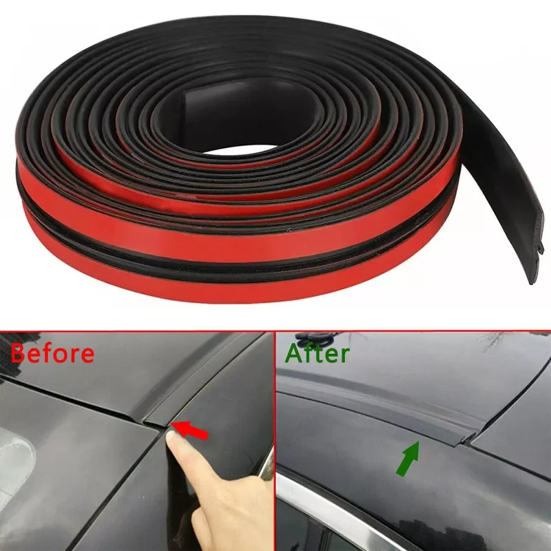 

Rubber Car Seals Edge Sealing Strips Auto Roof Windshield Car Sealant Protector Strip Window Seals Noise Insulation Soundproof