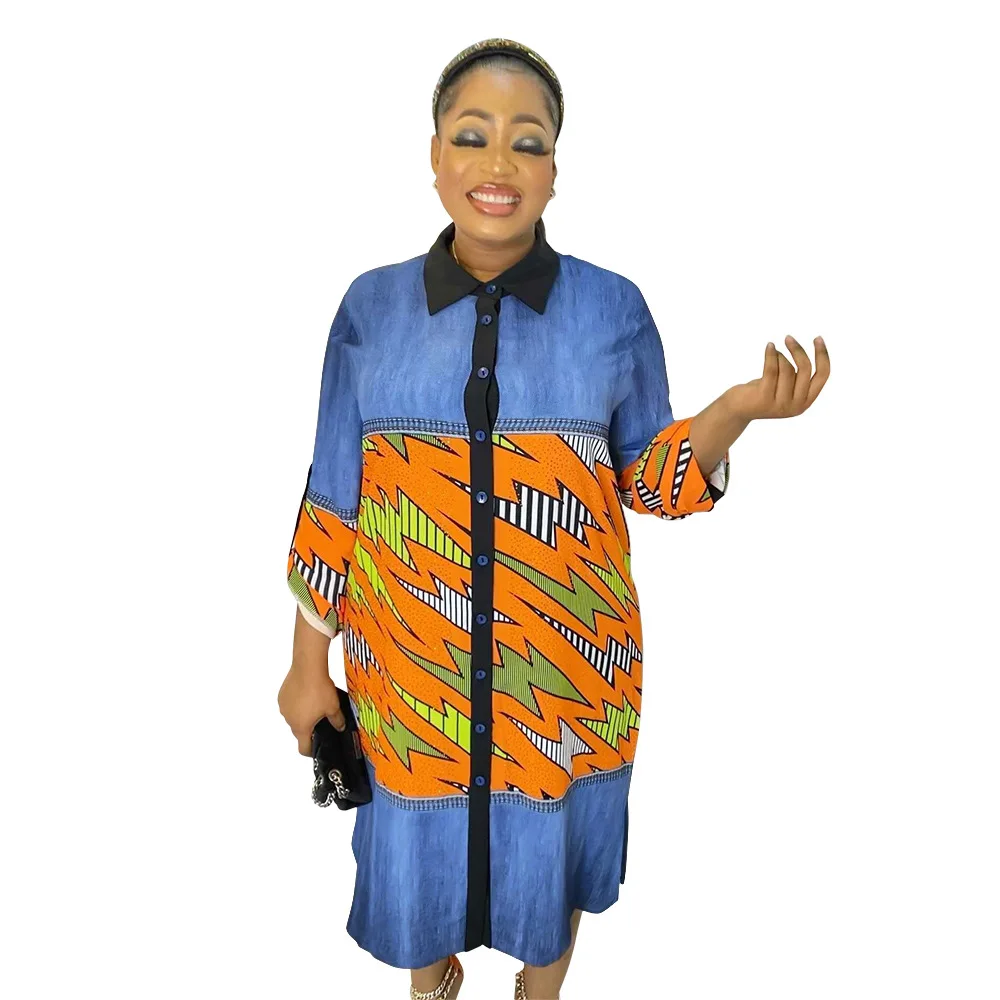 

kanga africa clothing fashion dress dashiki robe africaine casual african dresses clothes for women 2022