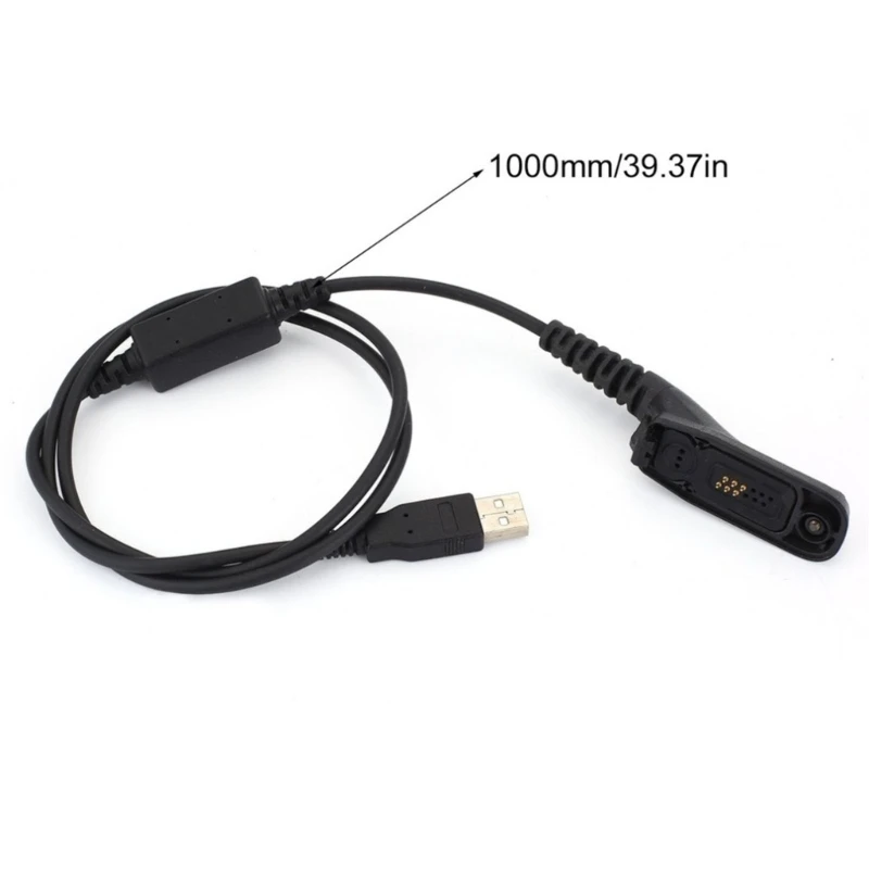 USB Programming Cable for Walkie Talkie Two Way Radio 39'' Programming Cable For Motorola DP4800 DP4801 DP4400 DP4401