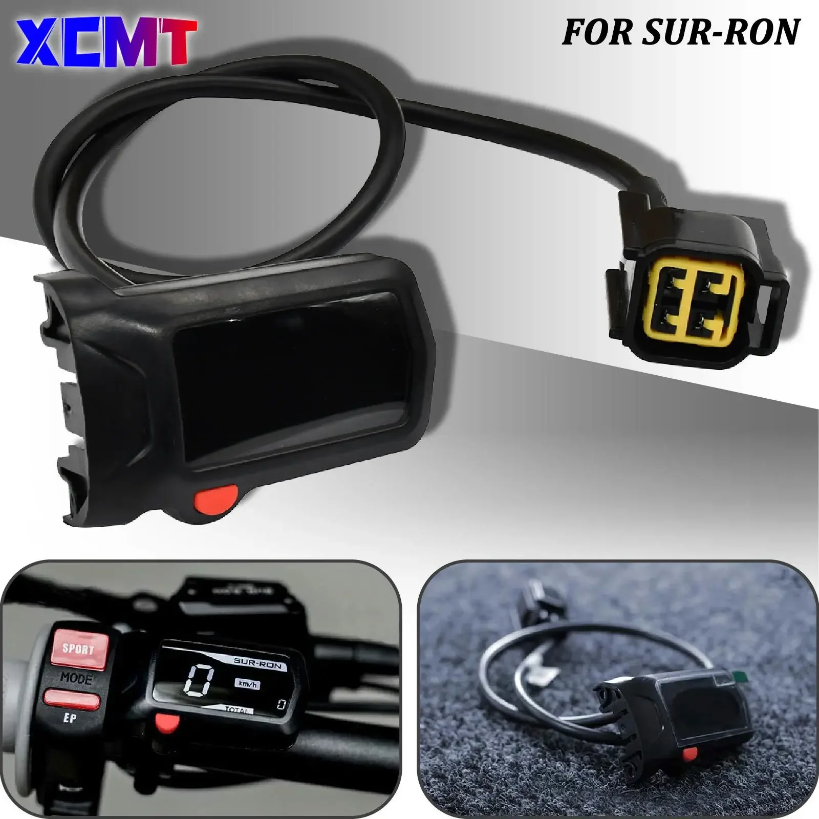 Электрический Мотокросс оригинальный счетчик часов на руль Спидометр в сборе