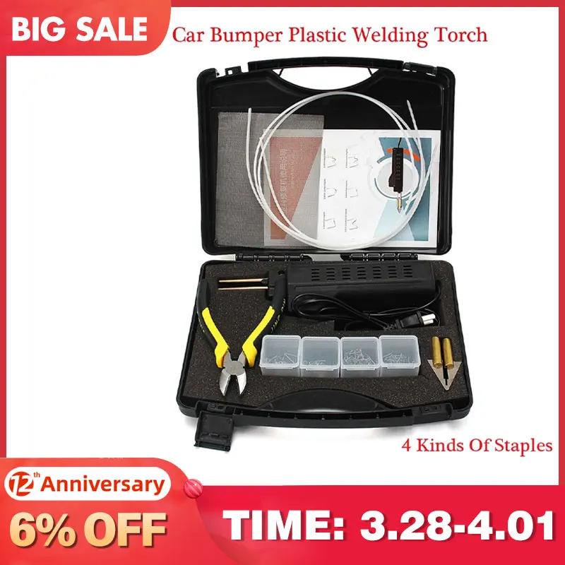 

Professional Car Bumper Plastic Welders Soldering Iron for Car Repairing Plastic Welding Machines Welding Tool Hot Staplers