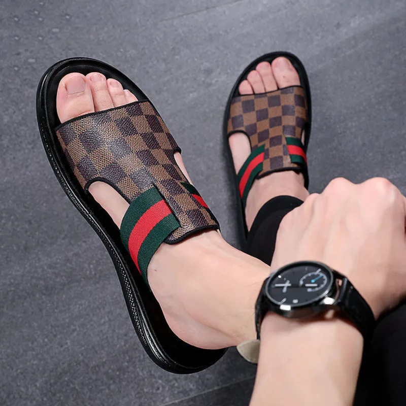 

2022 New Fashionable Men's Casual Sandals Leather Is Soft, Durable And Comfortable