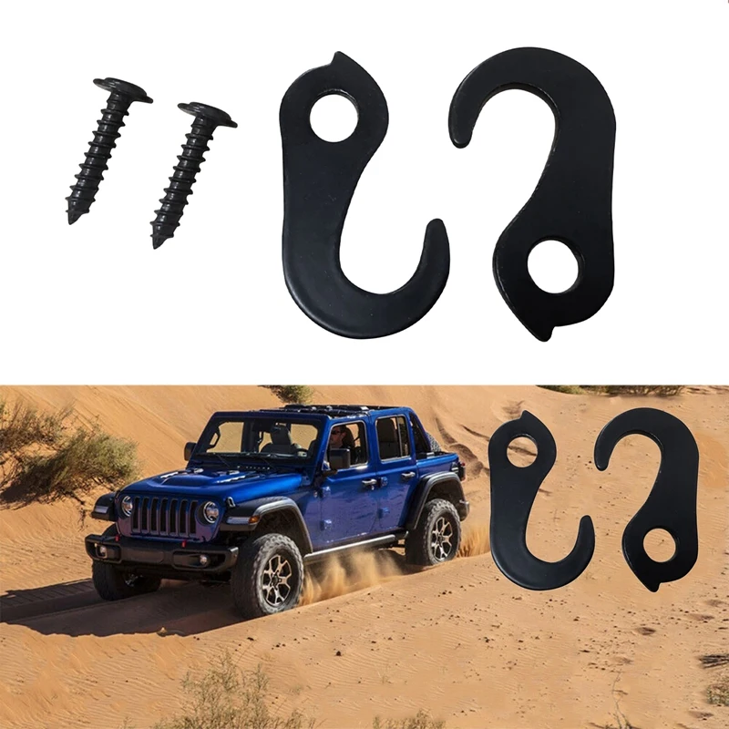 

Sun Visor Repair Kit Heavy Duty Sun Visor Clips For Jeep Wrangler JK 2018/ Wrangler 2018-2022/ Gladiator 2020-2022