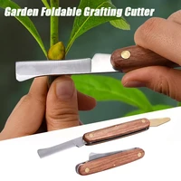 garden foldable grafting cutter pruning seedling tree cutter grafting pruning with anti cut finger cover garden hand tools