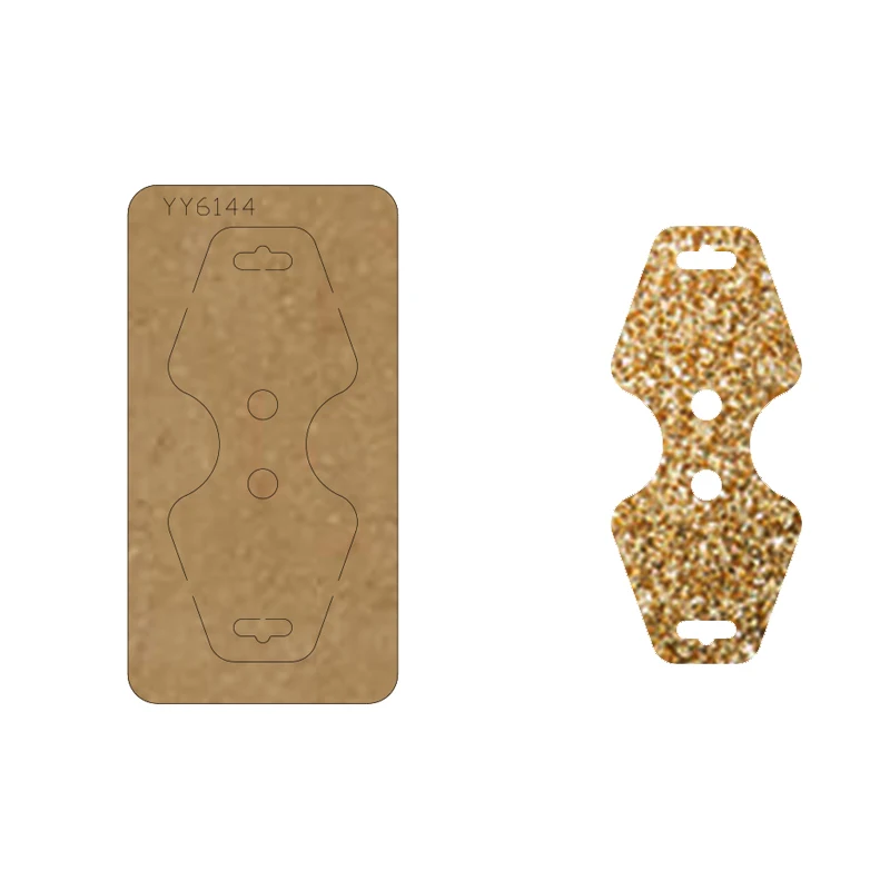 

Hair Bow & Headband Display card displaymold knife model YY6144 is suitable for all cutting machines on the market die cuts