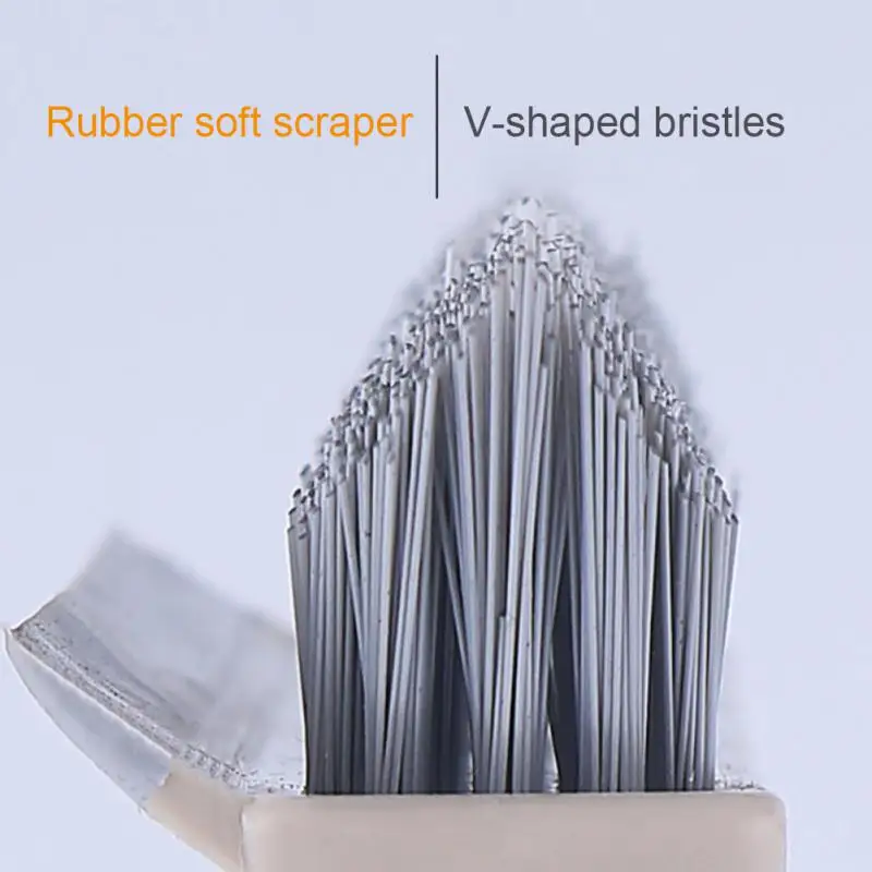 

2 In1 Floor Brush With Adjustable Stainless Metal Long Handle Scrubber Detachable Stiff PVC Bristles Tile Scrub Cleaning Brushes