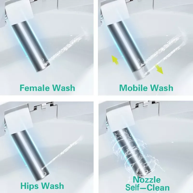 

WC Auto SPA smart toilet seat smart knob LED display toilet seat cover electronic bidet toilet lid