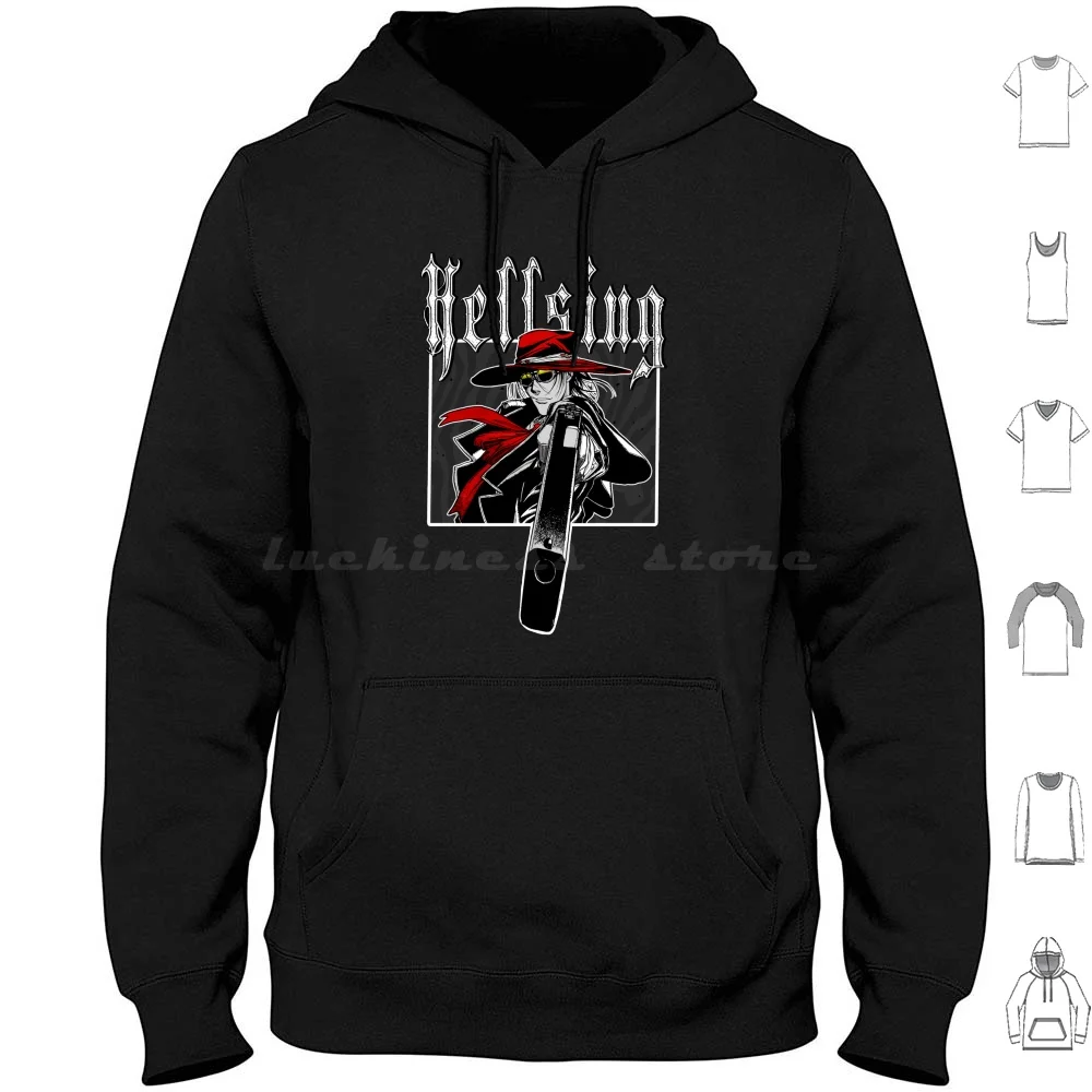 

Hellsing Hoodie cotton Long Sleeve Alucard Hellsing Vampire