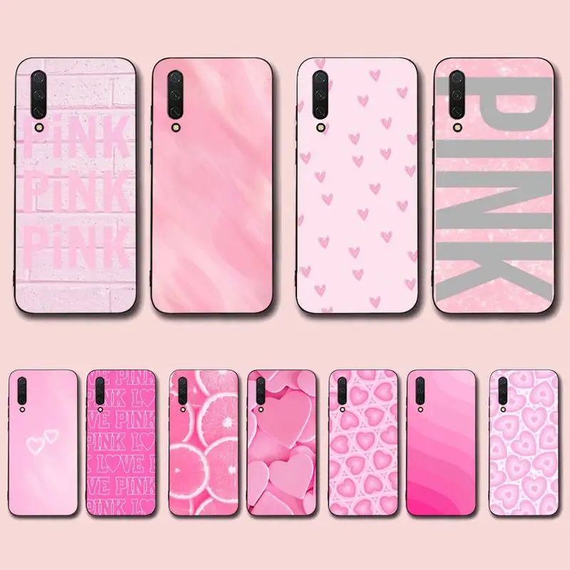 

PINK LOVE PINK Phone Case for Xiaomi mi 5 6 8 9 10 lite pro SE Mix 2s 3 F1 Max2 3