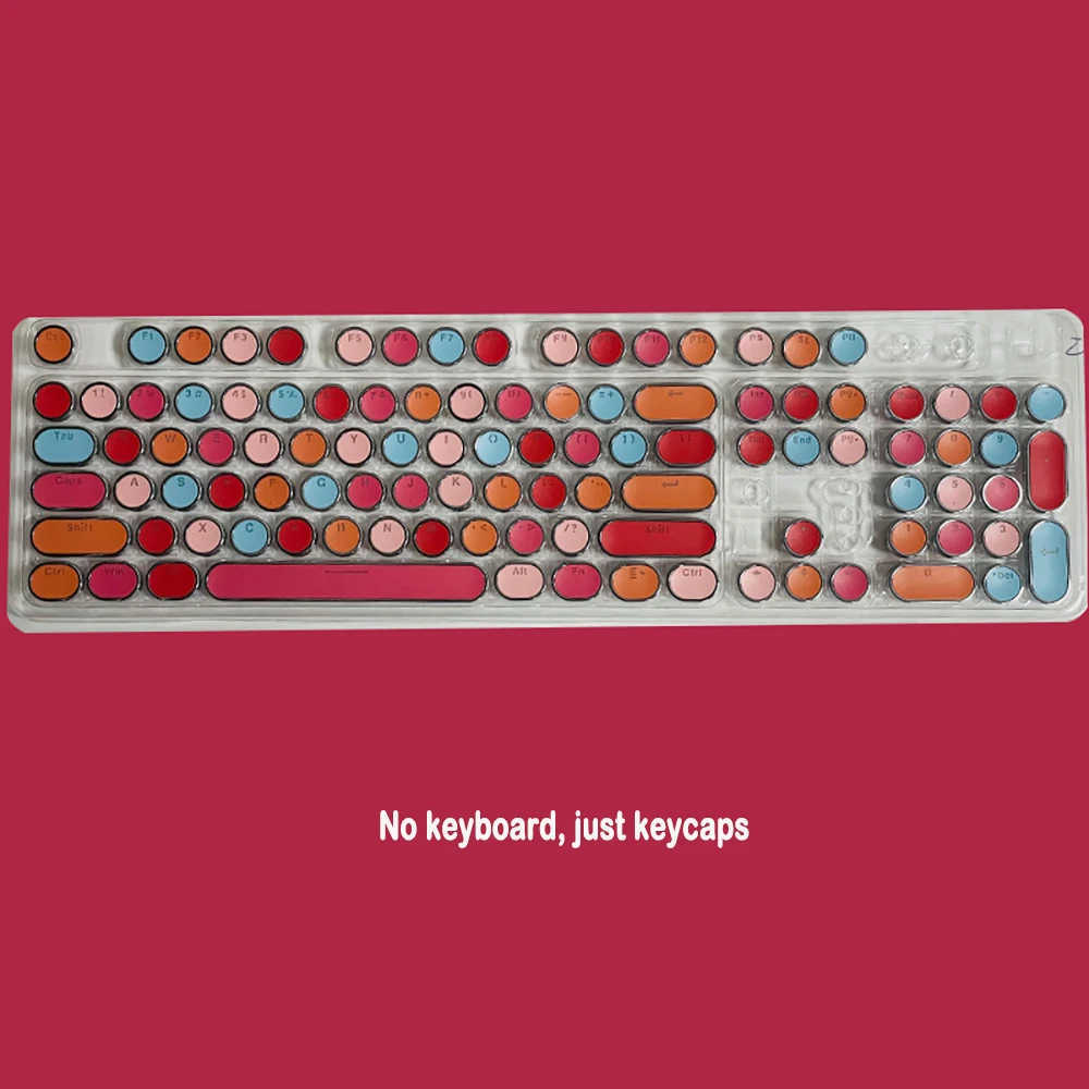 Колпачки для клавиш в стиле панк серии помада 104 механической клавиатуры