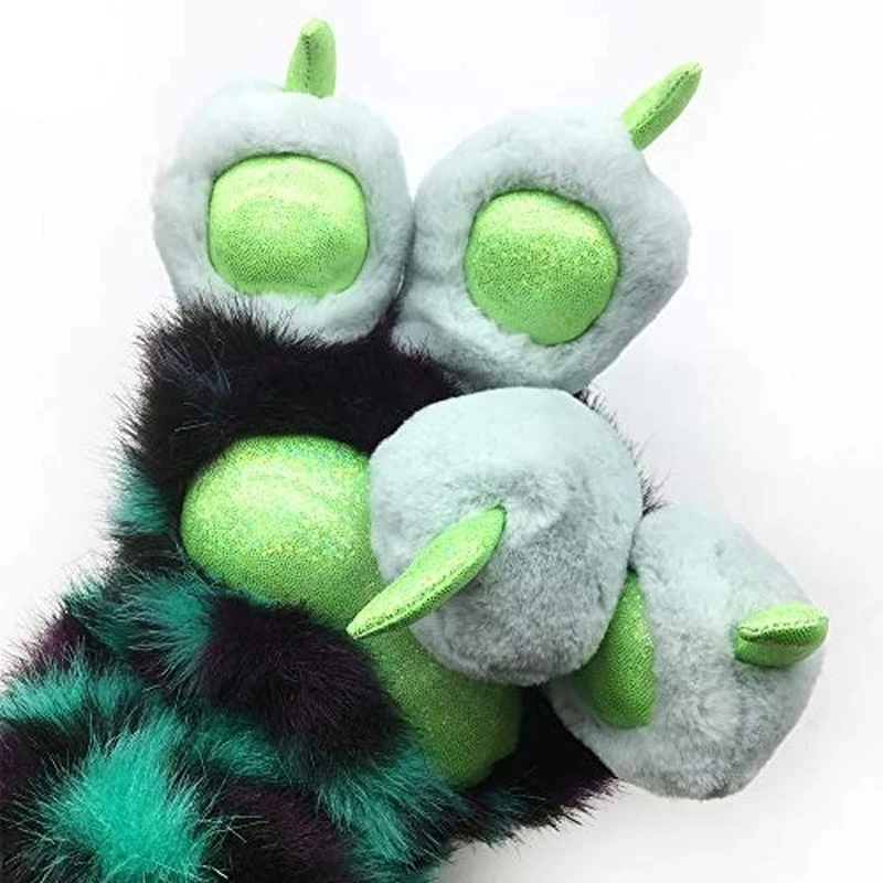 Пушистые лапы пушистые перчатки аксессуары для костюма реквизит косплея льва