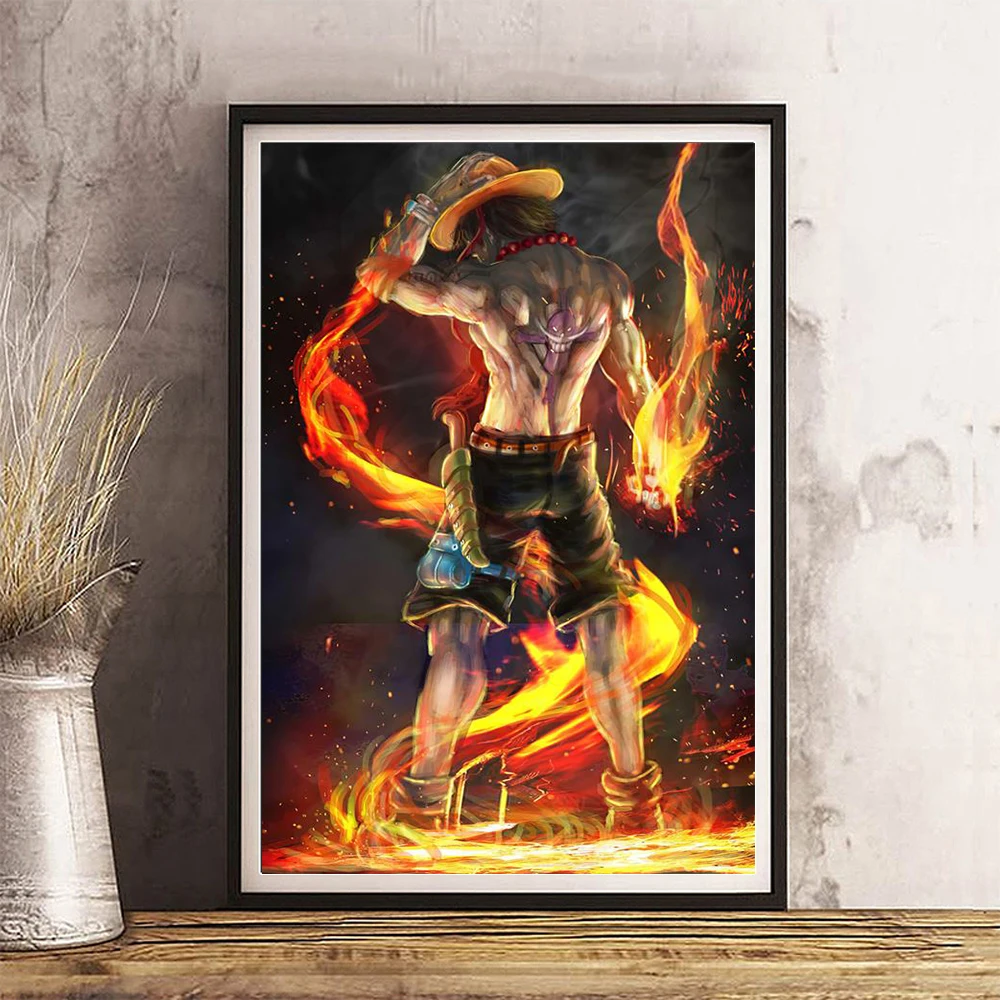 

Canvas Painting Japanese Anime Characters Poster Print Wall Art Prints Home Bedroom Wall Picture Decorative Mura