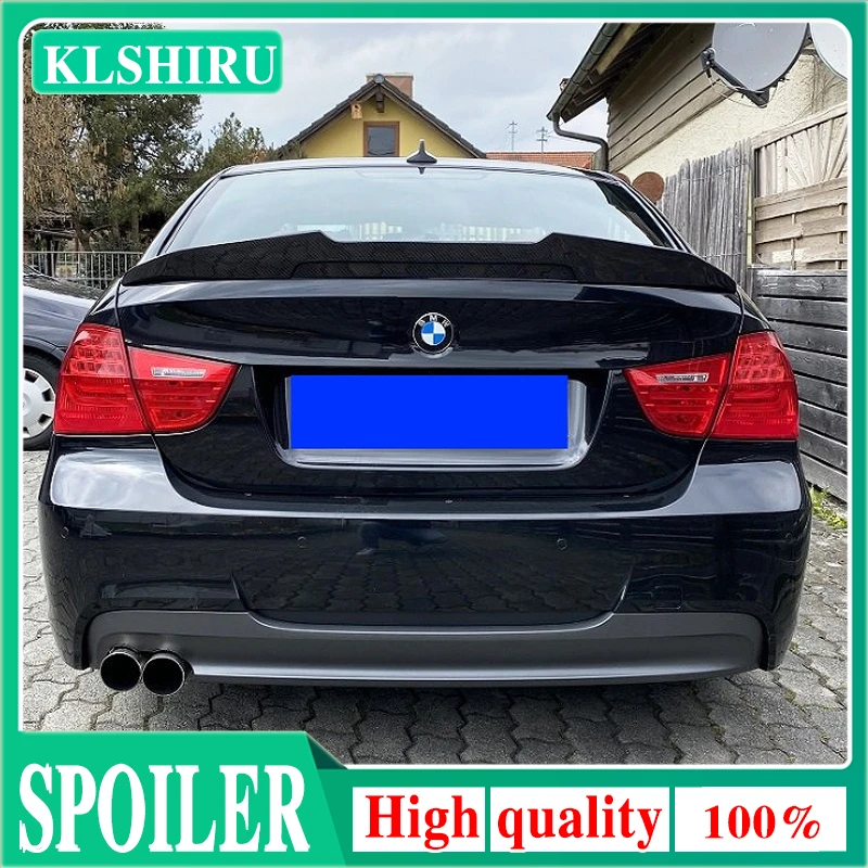 

Trunk Spoiler Type PSM Carbon Fiber FRP Auto Rear Trunk Wing For BMW 3 Series E90 2005 - 2012 Type R Refit Accessories Spoiler