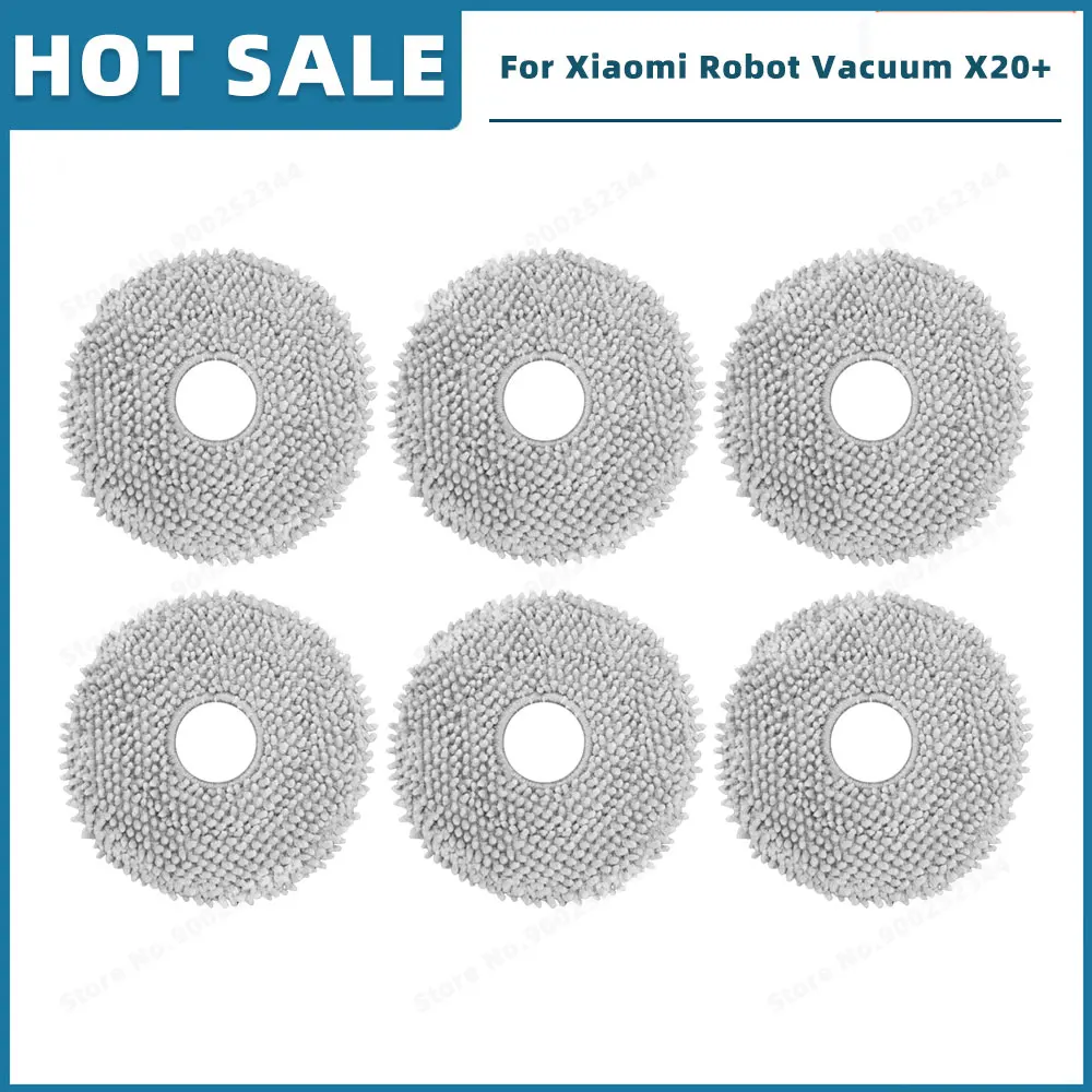 

Аксессуары для Xiaomi Robot Vacuum X20+ : комплект из боковой щетки, насадки на швабру, мешка для пыли и фильтра