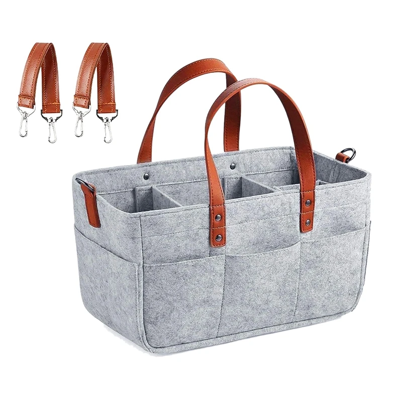 

Baby Diaper Caddy Organizer For Hanging Portable Nursery Storage Bin Diaper Holder Storage Basket For Car&Baby Shower