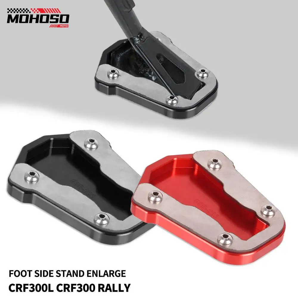 

Motorcycle Accessories Foot Side Stand Enlarge Pad Shelf Support Kickstand For Honda CRF300L CRF 300 L CRF300 Rally 2021 2022