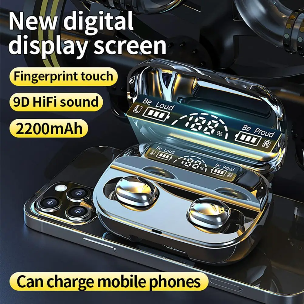 

Fashionable Surround Sound Effect Portable Bluetooth-compatible 5.2 Sports Dynamic Earphone for Doing Sports