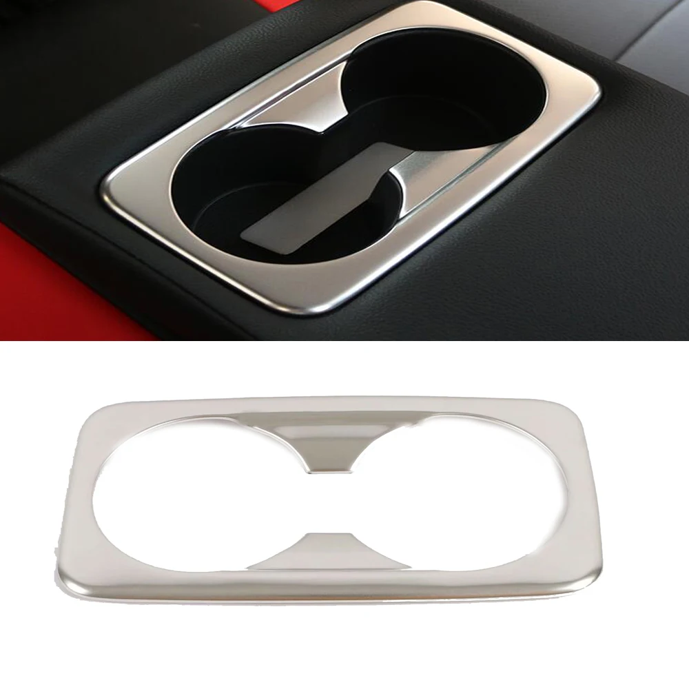 

For Kia Cerato k3 2019 2020 Stainless Steel accesorios Interior accessories rear seat water cup cover trim styling