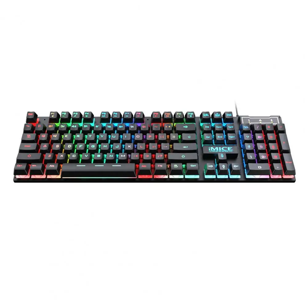 

104 Keys Wired Keyboard Convenient Compact Media Keys Computer Accessories Wired Gaming Keyboard Gaming Keyboard
