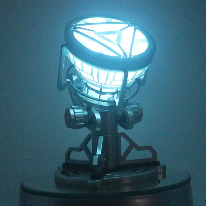 

Marvel Avengers 4 Iron Man Mk50 Ark Reactor Wearable Chest Lamp Luminous Cosplay Figure Accessories Props Toys Gift for Children