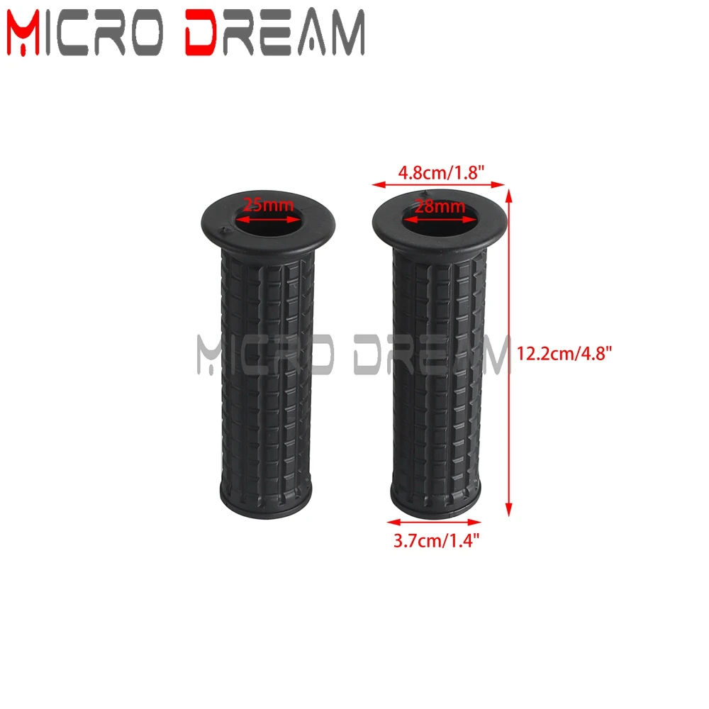 Резиновая рукоятка для мотоцикла 25 мм 28 противоскользящая Honda Saber 700 1300 Shadow 500 1100 VTX