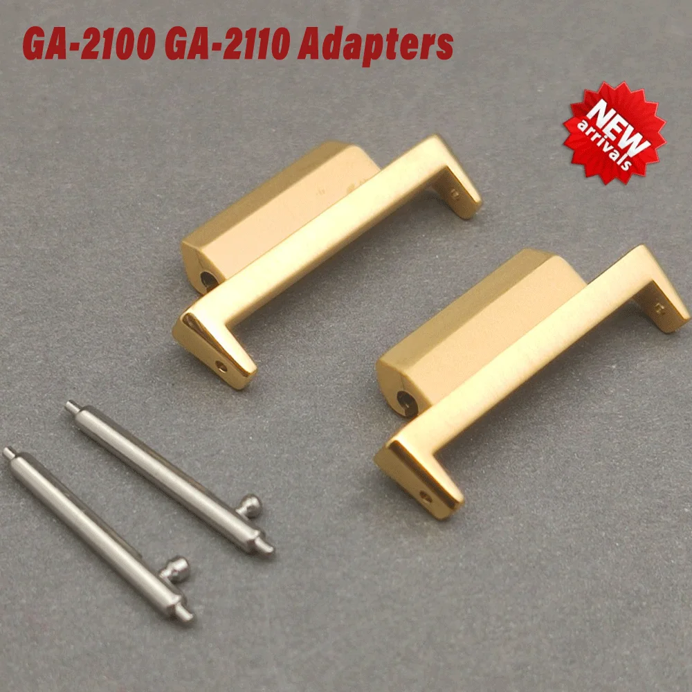 

22mm Width Band Stainless Steel Adapter for Casio G-Shock GA2100 GA110/100/120 GD-100 DW5600 5610 Refit Connector Accessories