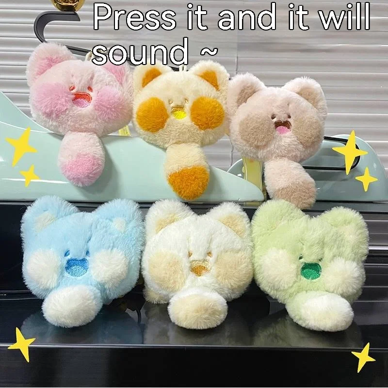 

Новинка Kawaii Dudu Cat подвеска плюшевая кукла версия 2,0 пищалка Dudu Meow Bag аксессуары плюшевая подвеска брелок Рождественский подарок