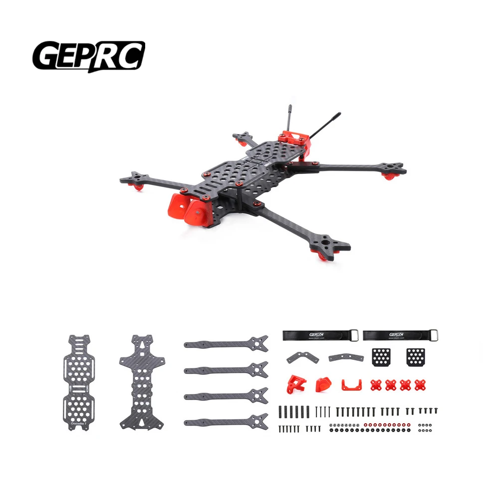 

GEPRC GEP-LC7HD Frame Parts Quadcopter Carbon Fiber Frame Repair For 7 inch Crocodile 7 HD Long Range FPV Drone Accessories