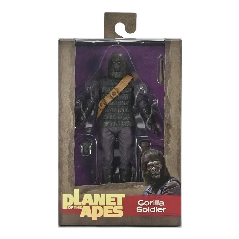 100% оригинальная фигурка NECA Planet of the Apes General Ursus Gorilla Soldier Dr.Zaius Zira 7 дюймов 4 упаковки