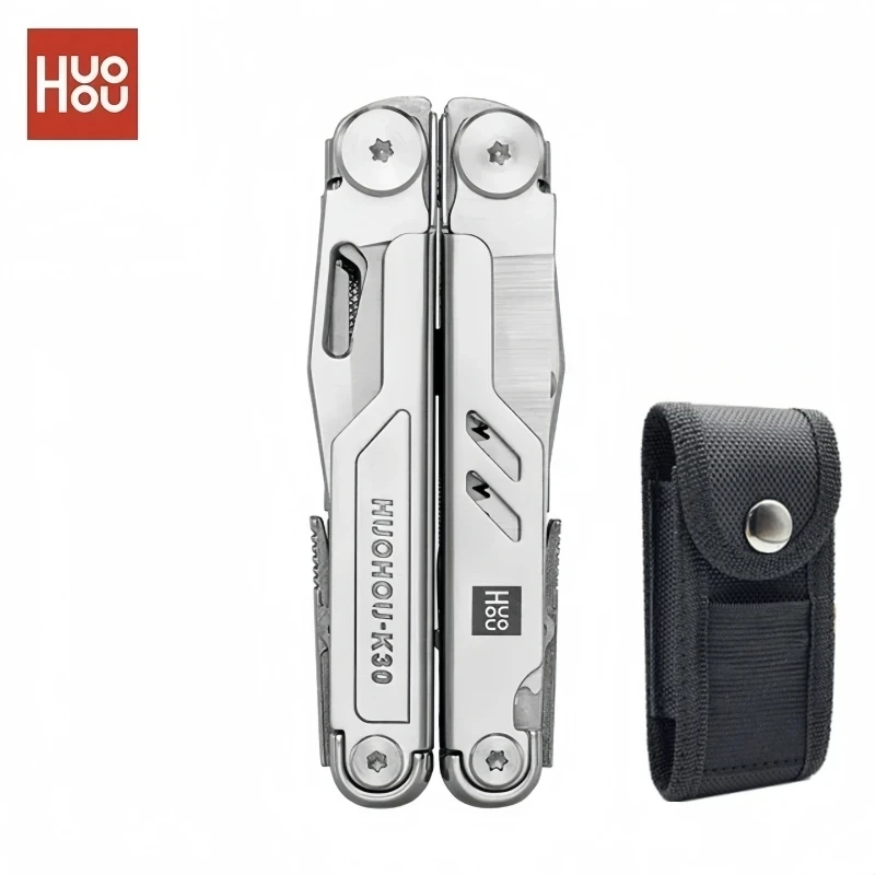 Многофункциональный инструмент HuoHou K30 Pro 18 в 1: складные плоскогубцы, нож, ножницы, пила, портативное многофункциональное оборудование для активного отдыха и повседневного использования (EDC) (art.: 3920d87ac11ef) - 3920d87ac11ef