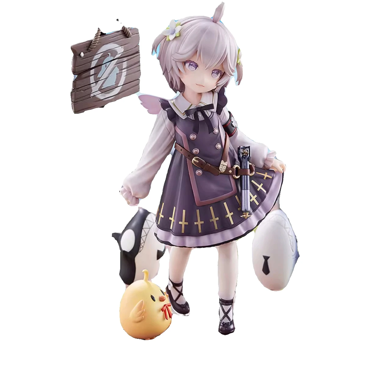 

24Cm Ribose Azur Lane U-110 Shark Little Cute Game Action Figure Statue Ornament Model Garage Kit Doll Kid Toys Gift
