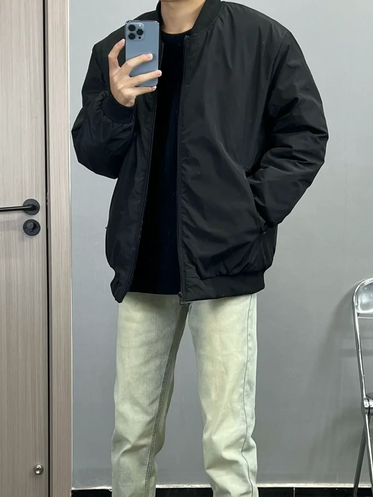 Новая зимняя свободная куртка на молнии флисовой подкладке мужская сетчатая