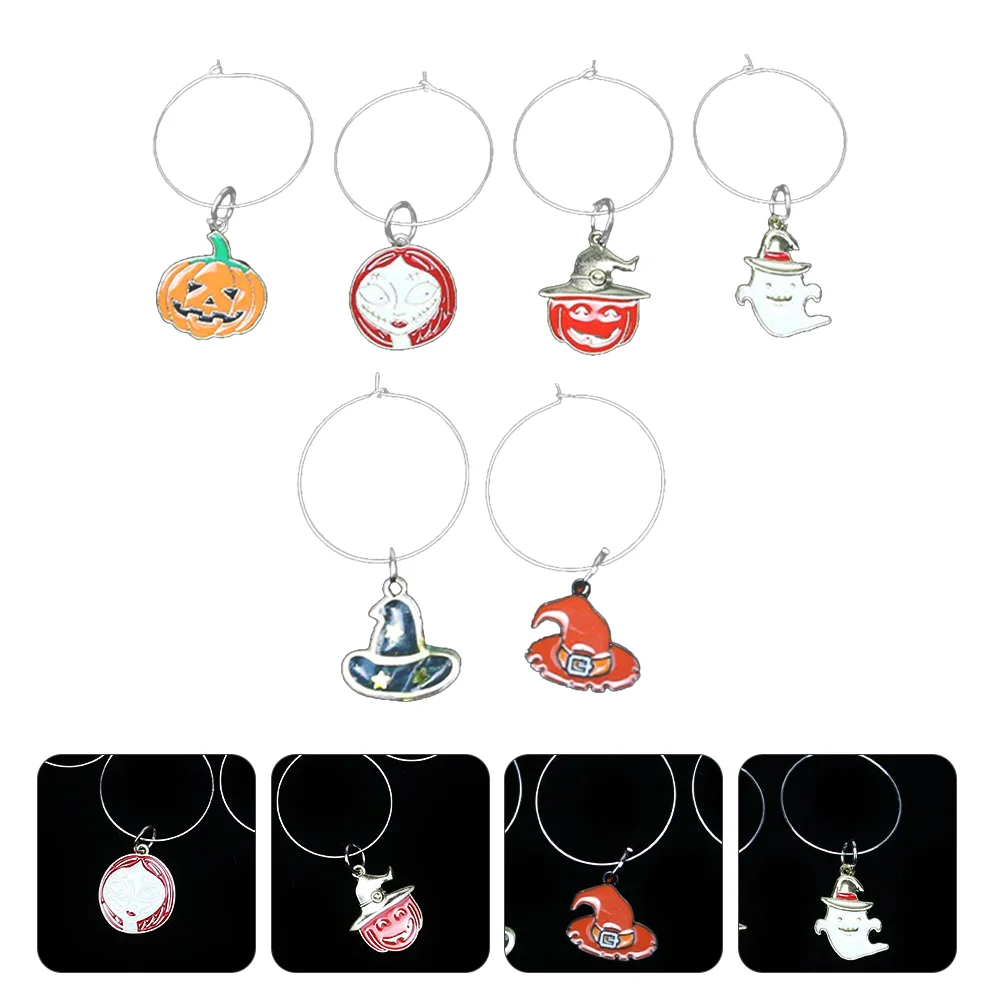 

Winecharms Glass Cup Rings Festival Supplies Bottle Drink Markers Tags Charms