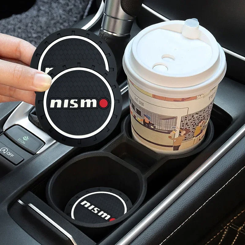 2 шт. автомобильный подстаканник коврик для салона автомобиля Nissan Nismo Qashqai J10 X Trail