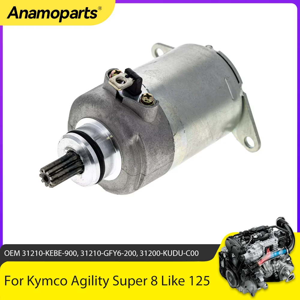 Запчасти для мотоциклов электрический двигатель Kymco Agility Like Super 125 Dink Classic 150 200